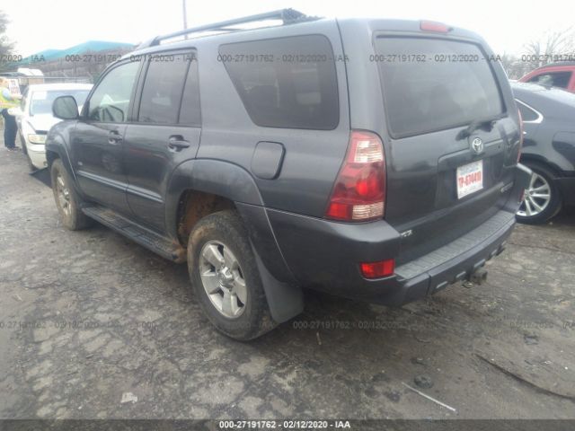 JTEZU14R450048940 - 2005 TOYOTA 4RUNNER SR5/SPORT Gray photo 3