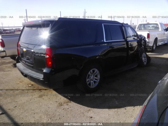 1GNSCHKC1LR120192 - 2020 CHEVROLET SUBURBAN C1500 LT Black photo 4