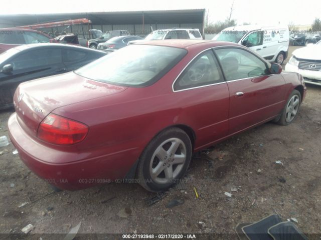 19UYA42661A029623 - 2001 ACURA 3.2CL TYPE-S Red photo 4