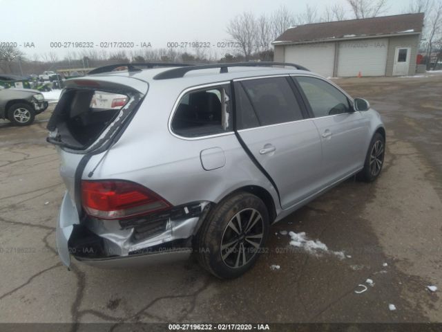 3VWPL7AJ8EM614334 - 2014 VOLKSWAGEN JETTA TDI Silver photo 4