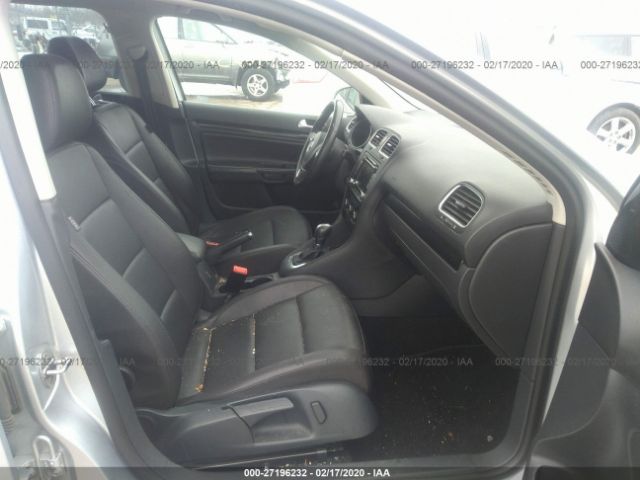 3VWPL7AJ8EM614334 - 2014 VOLKSWAGEN JETTA TDI Silver photo 5