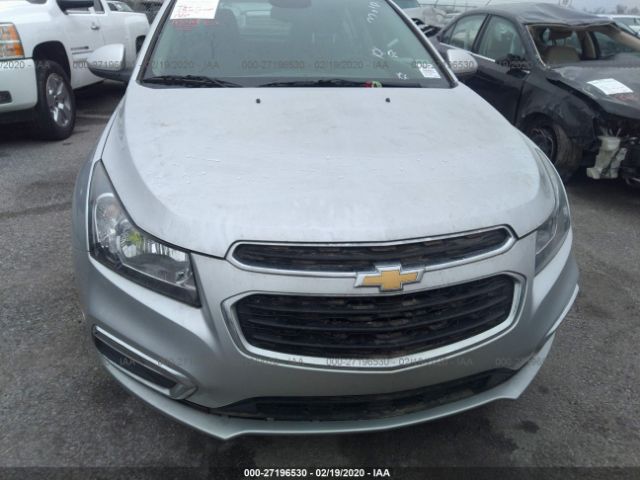 1G1P75SZ4F7177050 - 2015 CHEVROLET CRUZE  Silver photo 6