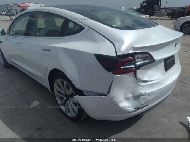 5YJ3E1EA3LF509902 - 2020 TESLA MODEL 3  White photo 6