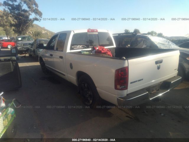 3D7KR28D76G161313 - 2006 DODGE RAM 2500 ST/SLT White photo 3