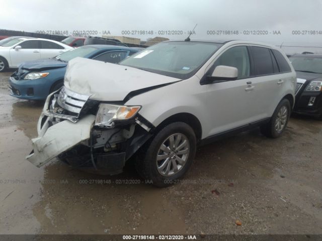 2FMDK49C97BA76191 - 2007 FORD EDGE SEL PLUS White photo 2