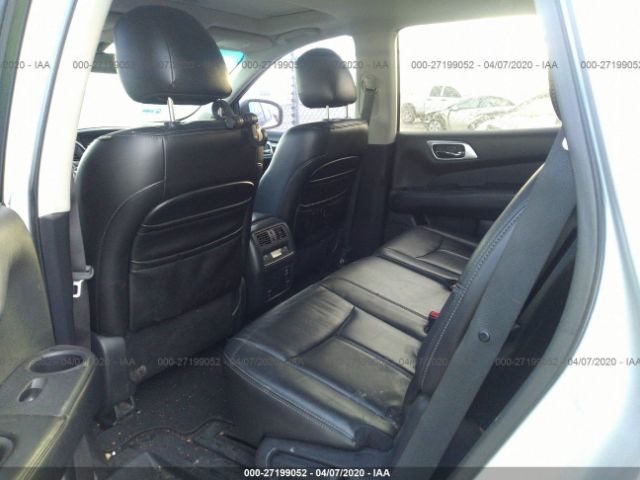 5N1AR2MM3DC608310 - 2013 NISSAN PATHFINDER S/SV/SL/PLATINUM Silver photo 8