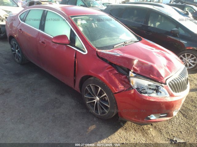 1G4PR5SK1H4112533 - 2017 BUICK VERANO SPORT TOURING Maroon photo 1