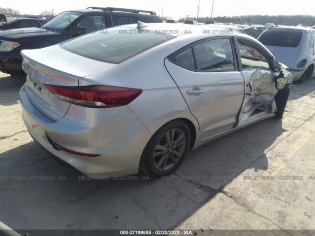 5NPD84LF6JH302639 - 2018 HYUNDAI ELANTRA SEL/VALUE/LIMITED Silver photo 4