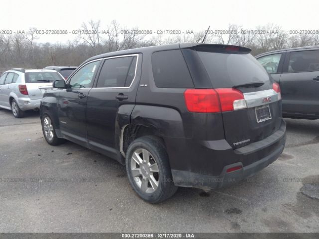 2GKALMEK1D6431123 - 2013 GMC TERRAIN SLE Gray photo 3