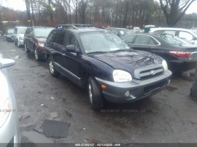 KM8SC73E85U894955 - 2005 HYUNDAI SANTA FE GLS/LX Blue photo 1