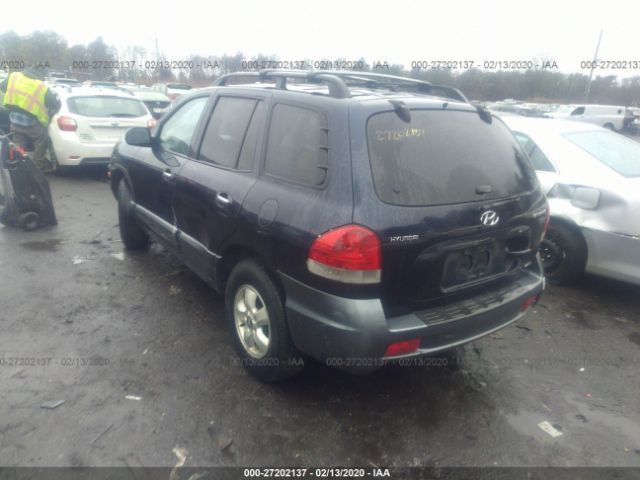 KM8SC73E85U894955 - 2005 HYUNDAI SANTA FE GLS/LX Blue photo 3