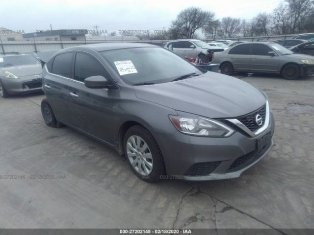 3N1AB7AP5HY360419 - 2017 NISSAN SENTRA S/SV/SR/SL Gray photo 1