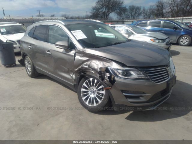 5LMCJ3C98HUL34893 - 2017 LINCOLN MKC RESERVE Gray photo 1