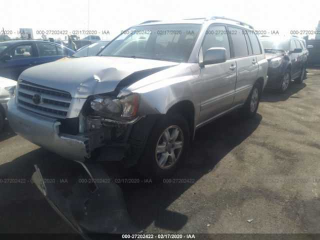 JTEGF21AX20066537 - 2002 TOYOTA HIGHLANDER LIMITED Silver photo 2