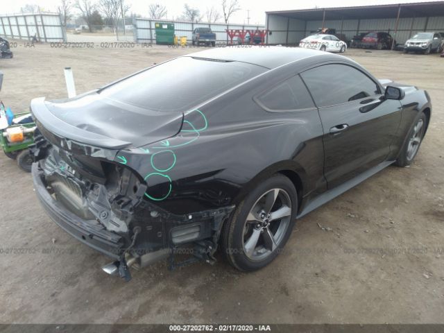 1FA6P8AM3F5427244 - 2015 FORD MUSTANG  Black photo 4