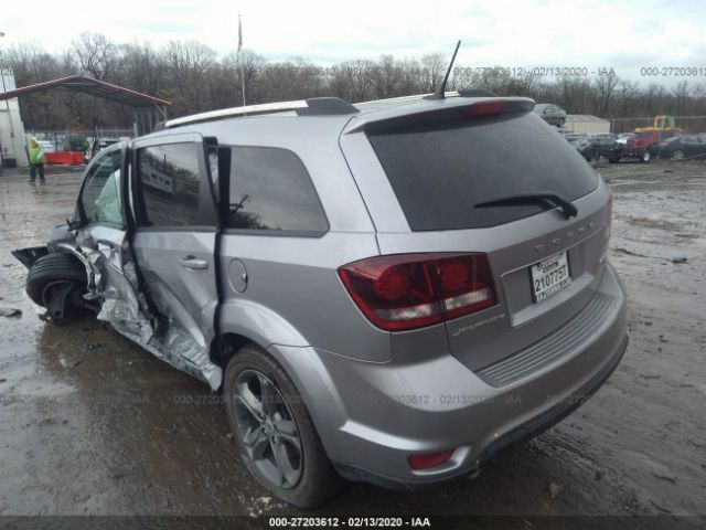 3C4PDCGG9JT156565 - 2018 DODGE JOURNEY CROSSROAD Silver photo 1