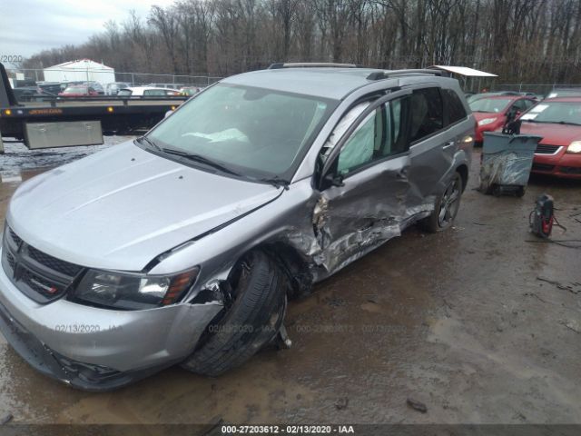 3C4PDCGG9JT156565 - 2018 DODGE JOURNEY CROSSROAD Silver photo 6