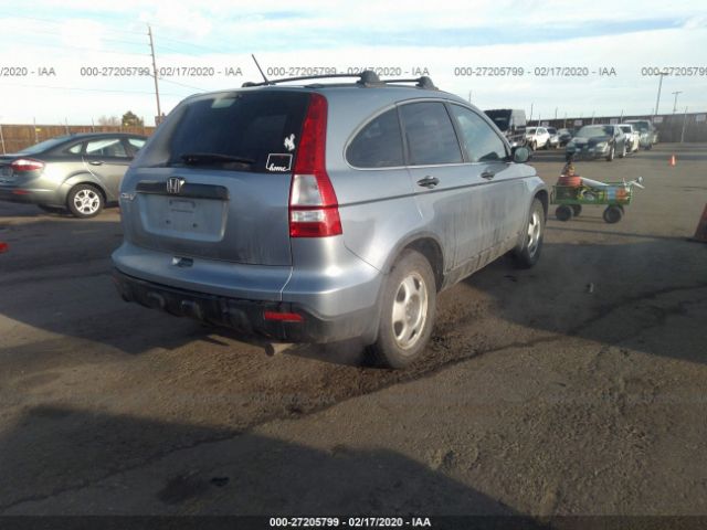 5J6RE48348L047213 - 2008 HONDA CR-V LX Blue photo 4