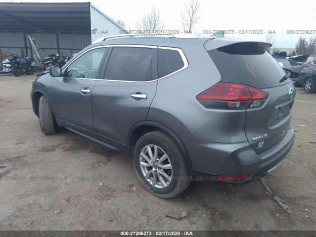 KNMAT2MT1JP513181 - 2018 NISSAN ROGUE S/SV Gray photo 3