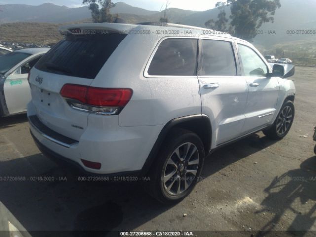 1C4RJEBG3JC428432 - 2018 JEEP GRAND CHEROKEE LIMITED White photo 4