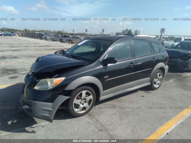 5Y2SL63835Z455223 - 2005 PONTIAC VIBE  Black photo 2