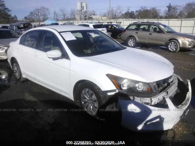 1HGCP2F33CA061901 - 2012 HONDA ACCORD LX White photo 1