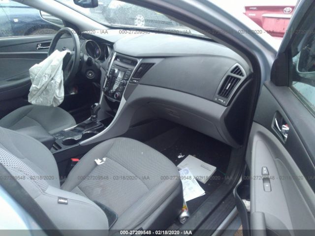 5NPEB4AC5DH610680 - 2013 HYUNDAI SONATA GLS Light Blue photo 5