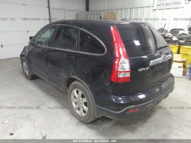 JHLRE48748C078652 - 2008 HONDA CR-V EXL Black photo 3