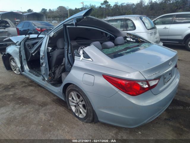 5NPEB4AC5DH538282 - 2013 HYUNDAI SONATA GLS Gray photo 3