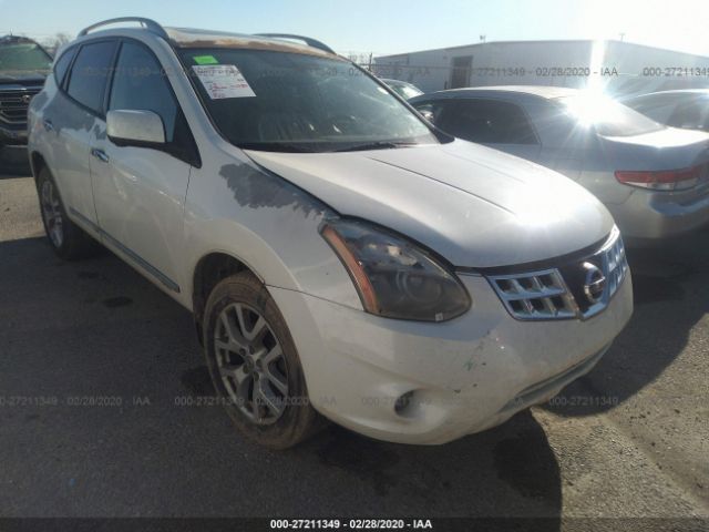 JN8AS5MT8DW525573 - 2013 NISSAN ROGUE S/SV White photo 1