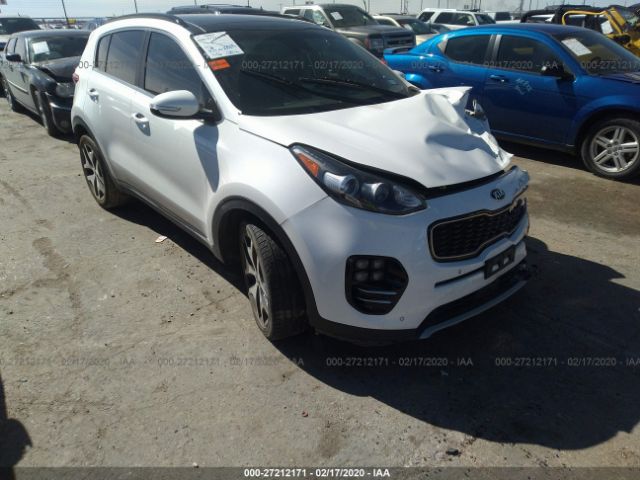 KNDPR3A6XJ7357154 - 2018 KIA SPORTAGE SX White photo 1