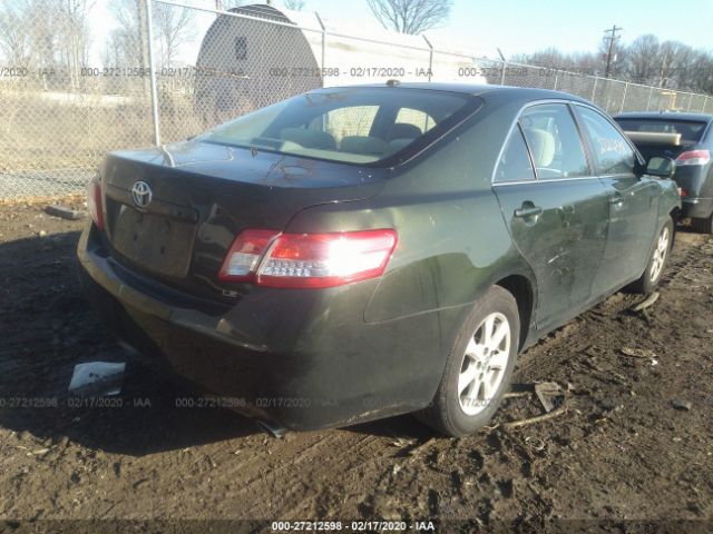 4T1BK3EK3AU604646 - 2010 TOYOTA CAMRY SE/LE/XLE Green photo 4