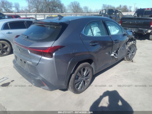 JTHY3JBH1K2009332 - 2019 LEXUS UX 200 Gray photo 4