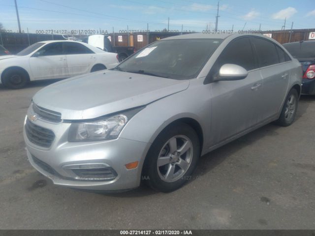 1G1PE5SB5G7166715 - 2016 CHEVROLET CRUZE LIMITED LT Silver photo 2