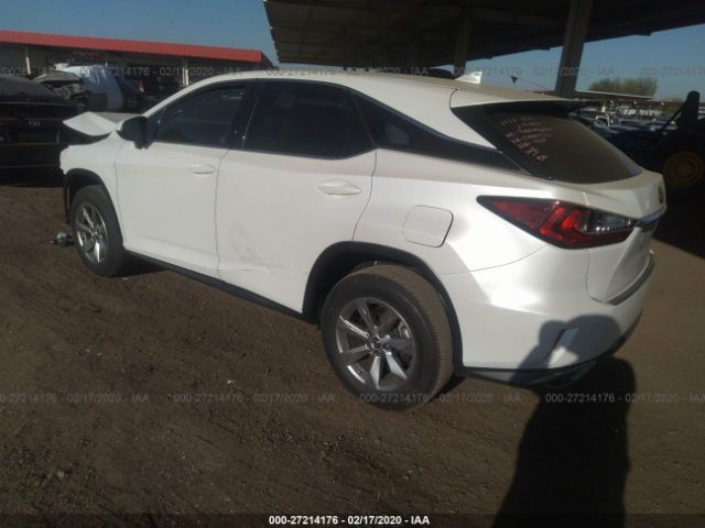 2T2ZZMCA2JC104291 - 2018 LEXUS RX 350/BASE/F SPORT White photo 3