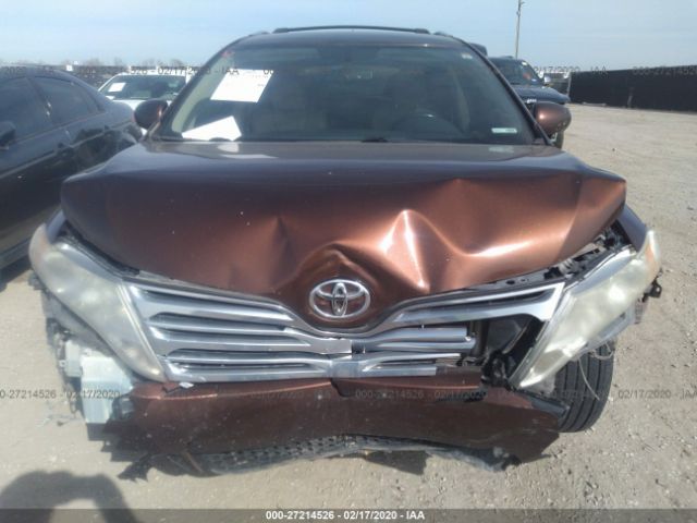 4T3ZK3BB0AU030761 - 2010 TOYOTA VENZA  Brown photo 6