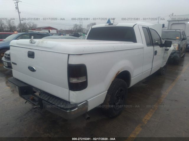 1FTRX12W98FC01804 - 2008 FORD F150  White photo 4