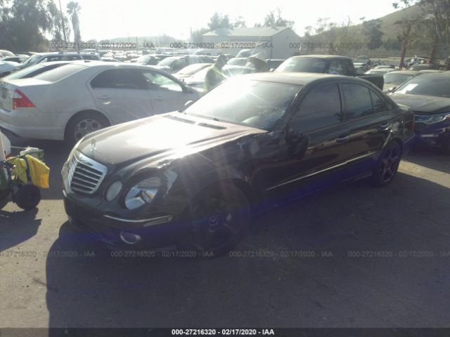 WDBUF56X19B386154 - 2009 MERCEDES-BENZ E 350 Black photo 2