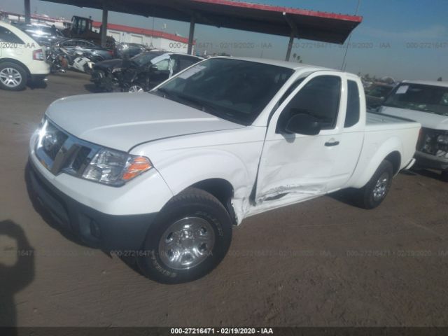 1N6BD0CT9KN710701 - 2019 NISSAN FRONTIER S/SV White photo 2