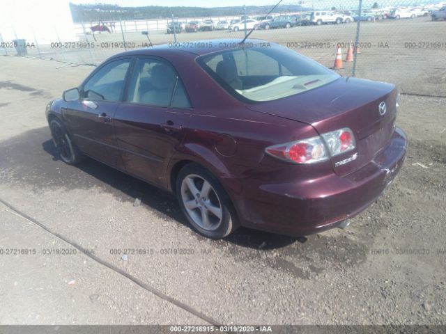 1YVHP80D565M51690 - 2006 MAZDA 6 S Burgundy photo 3