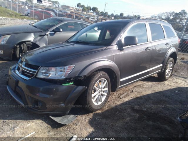 3C4PDDBG8GT154716 - 2016 DODGE JOURNEY SXT Gray photo 2