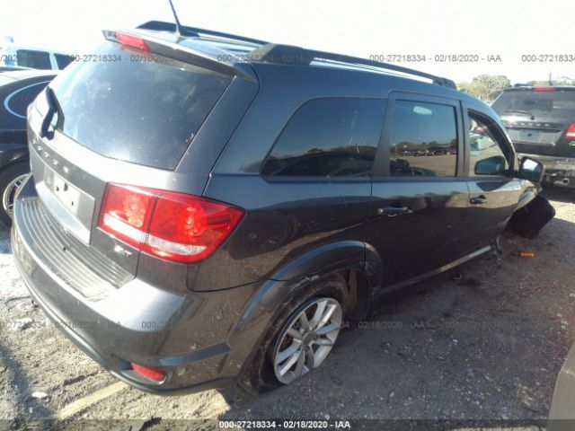 3C4PDDBG8GT154716 - 2016 DODGE JOURNEY SXT Gray photo 4