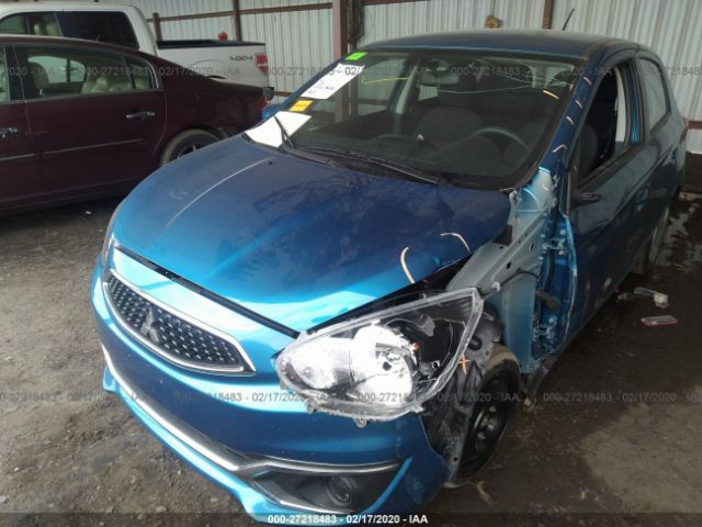 ML32A3HJ4JH012601 - 2018 MITSUBISHI MIRAGE ES Blue photo 6