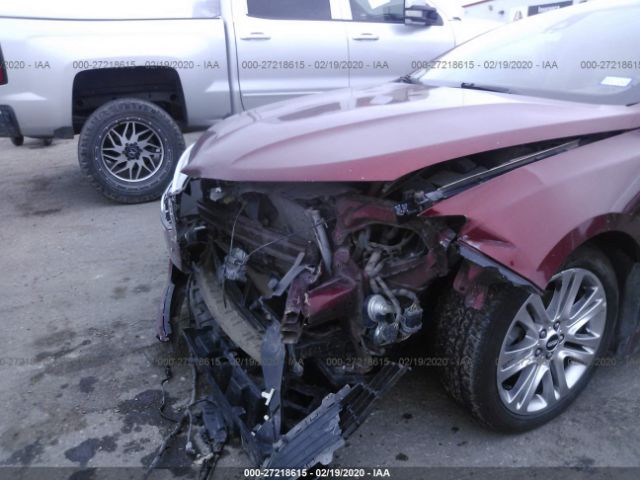 3LN6L2LU7ER807470 - 2014 LINCOLN MKZ HYBRID Orange photo 6