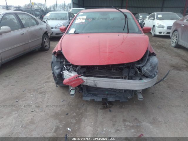 1C3CDFBB6GD717674 - 2016 DODGE DART SXT Red photo 6