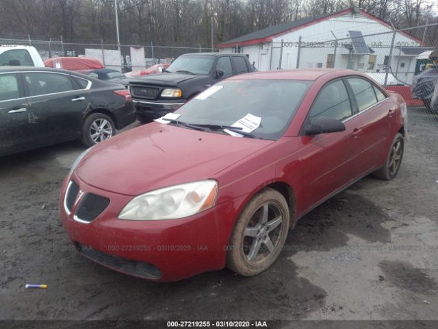 1G2ZG58N374248234 - 2007 PONTIAC G6 SE Red photo 2