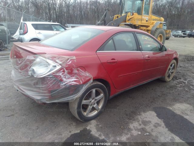 1G2ZG58N374248234 - 2007 PONTIAC G6 SE Red photo 4