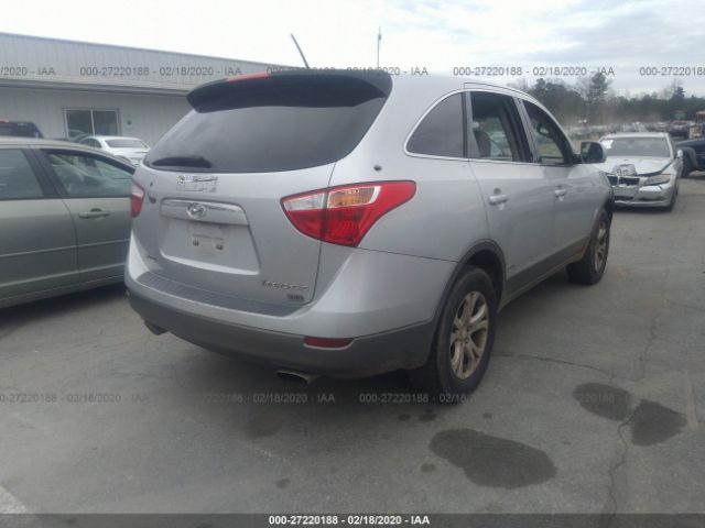 KM8NU13C07U016963 - 2007 HYUNDAI VERACRUZ GLS/SE/LIMITED Silver photo 4