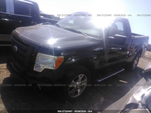 1FTRF12W99KB44600 - 2009 FORD F150  Black photo 2