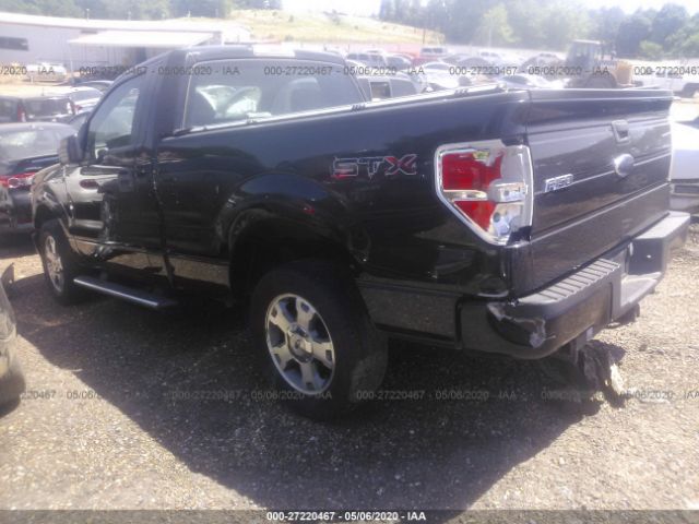 1FTRF12W99KB44600 - 2009 FORD F150  Black photo 3